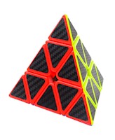Cubo Mágico Piramide 3x3x3 Carbón Moyu