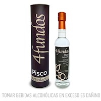 Pisco Acholado con estuche, Cuatro Fundos - Licores