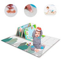Piso Plegable Reversible para Niños y Bebés 180x200cm - Diseño variado