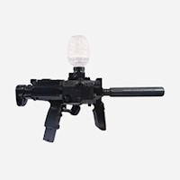 Pistola Hidrogel MP7 C/Laser, Linterna y Silenciador