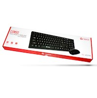 Kit Inalámbrico Teclado + Mouse Teros Receptor USB Negro -TE-4031N