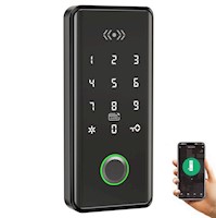 Cerradura Inteligente Smart Biométrica Bluetooth A3 Negro