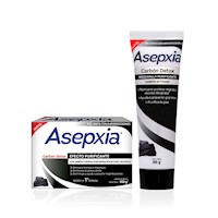 Pack Asepxia Mascarilla Peel Off + Jabon en Barra Carbon