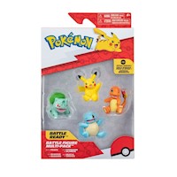 Pack x4 Figuras Batalla Serie A Pokémon