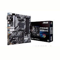 PLACA ASUS PRIME B550M-A AC 4DDR4 128GB Wi Fi Chipset AMD B550 Socket AMD AM4 HDMI DVI-D MICRO ATX