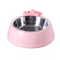 Plato Bowl Royalty para mascotas rosado
