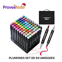 PLUMONES TOUCH DOBLE PUNTA 80 PZ