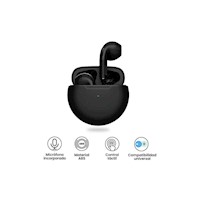 AUDÍFONOS BLUETOOTH PRO 6 NEGRO