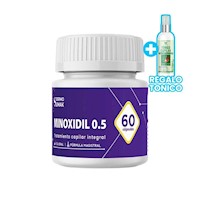 MINOXIDIL 0.5MG - 60 CAPS + regalo tónico capilar VENA