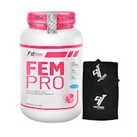 Proteína Fitfem Fem Pro 1.1kg Chocolate + Toalla