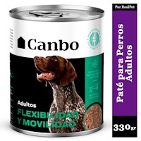 Paté Perro Adulto Canbo Flexibilidad y Movilidad 330 gr