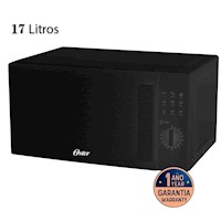 Horno Microondas Oster 17 Litros POGW1702 Negro