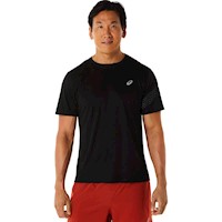 Polo ASICS Icon SS Top Black/Carrier Grey Hombre