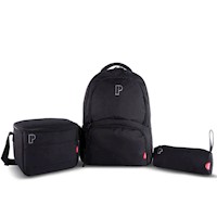 PACK MOCHILA PORTA ACARIGUA 3 PIEZAS