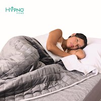 Manta Pesada Antiestrés 4.5 Kg - Gris/Blanco