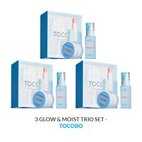 3 GLOW & MOIST TRIO SET – TOCOBO