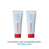 2 COCONUT CLAY CLEANSING FOAM 150 ML - TOCOBO