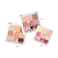 Glitterpedia Eye Palette Nº2  Brown + Nº7 All of Peach Ade + Nº5 Dusty Rose