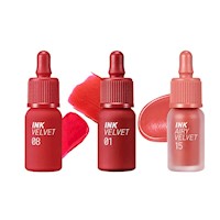 COMBO LABIAL N° 15 SOFT CORAL + N°1 GOOD BRICK + 08 SELLOUT RED - PERIPERA