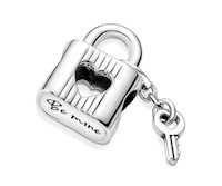 Charm Pandora Candado y llave del corazón