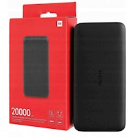 Xiaomi 20000mah Redmi Power Bank Black Carga Rapida