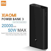 XIAOMI MI 50W POWER BANK 20000mAh NEGRO/ TIENDA OFICIAL