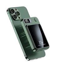 PowerBank Magnético 10000mAh Y211 Verde