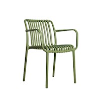 Silla de Comedor Lambite de Plástico Verde