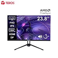 Monitor Gamer Teros 23.8" FHD IPS 144Hz 1ms TE-2417S HDMI DP Parlantes
