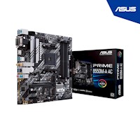 PLACA ASUS PRIME B550M-A AC 4DDR4 128GB Wi Fi Chipset AMD B550 Socket AMD AM4 HDMI DVI-D MICRO ATX