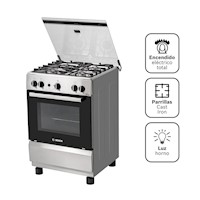 Cocina Bosch PRO425 MAX a Gas de Pie 24" 4 Hornillas Acero Inoxidable