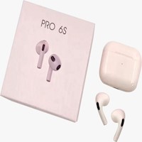 Audífono Bluetooth Pro 6S Rosado
