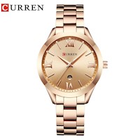 Reloj Curren Mujer Acero Oro Rosa CUR-M-3