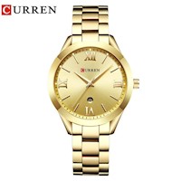 Reloj Curren Mujer Acero Dorado CUR-M-2