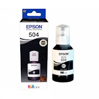 Botella De Tinta Para Impresora T504 Negro