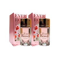 Vaporisateur Natural Spray Eau De Parfum Ever Rosa 100ml 2 Unidades