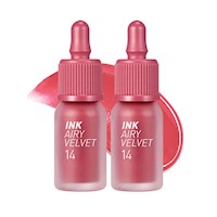 Tinta De Labios Ink Airy Velvet N° 14 Rosy Pink Peripera 2 Unidades