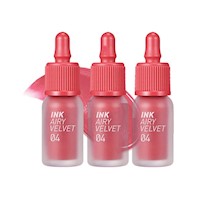Tinta De Labios Ink Airy Velvet Peripera N° 4 Pretty Pink 3 Unidades