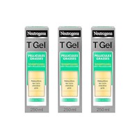 3 Shampoo para el cuidado del cabello graso - Neutrogena T/Gel 250 ml