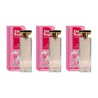 Eau De Parfum Vaporisateur Natural Spray 100ml Ever Rosa 3 Unidades