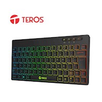 Teclado inalámbrica Teros TE-4066G Multimedia Iluminación RGB backlit