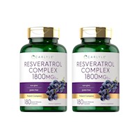 2 Suplemento de resveratrol 1800 mg - Carlyle