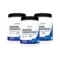 3 Monohidrato de creatina en polvo - Nutricost 500g
