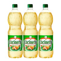 Aceite Vegetal COCINERO Botella 900ml - x3u