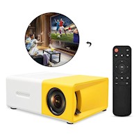 Proyector Portatil Multimedia LED 1080P Con Control Remoto