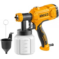 Pistola para Pintar 450W  / 800 ml Ingco - Amarillo