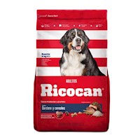 Comida para Perros RICOCAN Adultos Razas Medianas y Grandes Cordero y Cereal Bolsa 22Kg