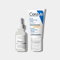 Serum Niacinamide 10% Zinc 1% 30ml+Crema Hidratante Facial AM 52ml