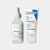 Serum Niacinamide 10% Zinc 1% 60ml+Crema Hidratante Facial AM 52ml