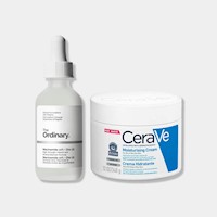 Serum Niacinamide 10% Zinc 1% 60ml+Crema Hidratante 340g